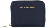 Michael Kors Jet Set Travel navy medium zip around purse , Zip...