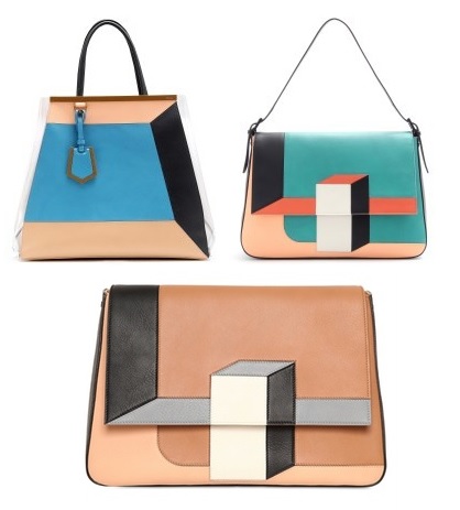 Fendi colour blocking