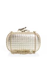 Diane Von Furstenberg Lytton quilted clutch