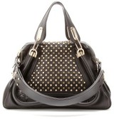 Chloé Paraty Medium Leather Shoulder Bag With Military Strap
