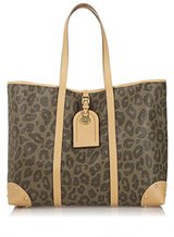 Mulberry Leopard Scotchgrain Tote