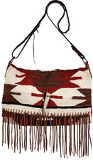 Totem Earth Small Saddle Blanket Fringe Bag