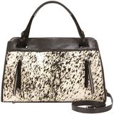 Mint Velvet Ponyskin &amp; leather tote, Multi-Coloured