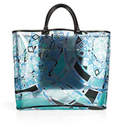 EMILIO PUCCI Printed Plastic Tote