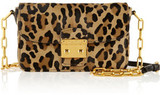 Miu Miu Bandoliera leopard-print calf hair shoulder bag