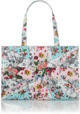 Ted Baker Multi coloured union jack floral bowcon bag, Multi-Coloured