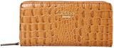 Fiorelli Vera large tan croc zip around purse, Tan