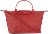 Longchamp Le Pliage Cuir tote Red