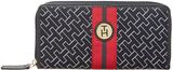 Tommy Hilfiger Jaquard multi coloured large zip around purse, Multi-Coloured