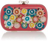 Red Valentino Floral pink clutch bag, Pink