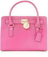 Michael Kors Hamilton pink cross body bag, Pink