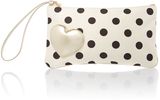 Moschino Cheap &amp; Chic Spot mono clutch bag, Multi-Coloured