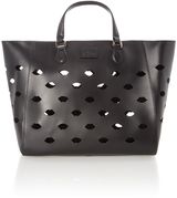 Lulu Guinness Francesca black large tote bag, Black