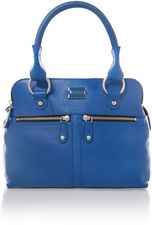Modalu Pippa blue mini tote bag , Tote Bags , Shoulder straps.