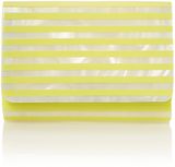 Lulu Guinness Natalia yellow clutch bag , Clutch Bags , Synthe...