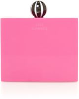 Lulu Guinness Chloe pink box clutch , Clutch Bags , Synthetic...