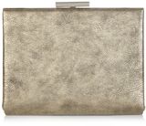 Warehouse 50`s frame clutch bag, Gold