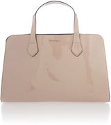 Coccinelle Neutral patent large tote, Neutral