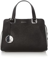 Calvin Klein Sofie black bowling bag, Black