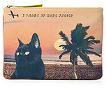 MARC BY MARC JACOBS Faux Leather Jet Set Pets Clutch