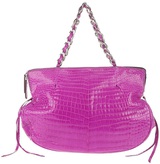 ZAGLIANI Crocodile 'Fuxia' bag