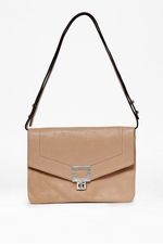 French Connection Lou small shoulder bag, Cream