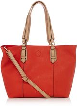 Oasis Shirley shopper bag, Coral