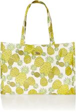 Ollie &amp; Nic Colada yellow print tote bag, Yellow
