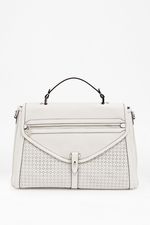 French Connection Carla structured tote, Cream