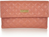 - Marc Jacobs coral Eugenie clutch- Quilted leather- Designer...