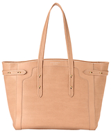 Aspinal of London Marylebone Light Leather Tote Bag Deer Saffiano