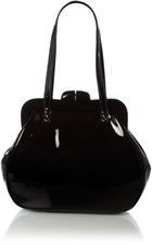 Lulu Guinness Mid pollyanna frame tote, Black