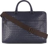 Bottega Veneta Woven leather briefcase Prusse