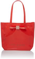 Ted Baker Red small tote bag , Tote Bags , Tote handles.