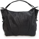 Mango Pebbled shopper bag, Black
