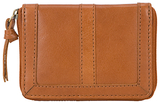 John Lewis Leather Zip Around Coin Purse, Tan