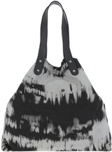 Mint Velvet Tilly print canvas beach bag, Multi-Coloured