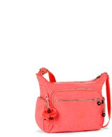 Kipling Gabbie medium shoulder bag, Coral