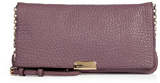 Incredibly cool textured lilac leather lends a touch of unders...