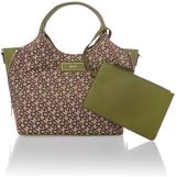 DKNY Saffiano green medium tote bag, Green