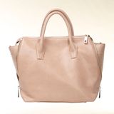 Hallhuber Top handle bag with embellishment, Tan