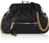 - Marc Jacobs black Little Stam shoulder bag- Quilted leather...