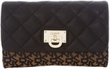 DKNY Quilted Nappa black small cross body bag, Black