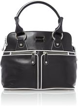 Modalu Pippa small black tote bag , Tote Bags , Shoulder straps.