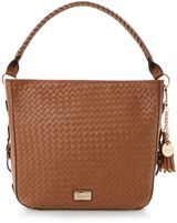 Dune Doboweave side buckle detail slouch, Tan