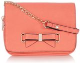 Oasis Betty bow cross body, Coral