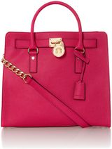 Michael Kors Hamilton pink large tote bag, Pink