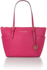 Michael Kors Jet set item pink small zip top tote bag, Pink