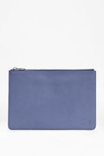 French Connection Lola leather pouch, Blue