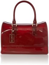 Furla Candy red bowling bag, Red